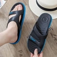 thumbnail image 3 of Super soft high-end slippers for men thick-soled outdoor deodorant summer bathroom non-slip home slippers, 3 of 6