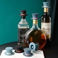 thumbnail image 3 of Coofit Wine Bottle Stopper Silicone: 2PCS Hat Design Cute Beer Bottle Cover Wine Saver, 3 of 10
