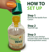 Fruit Fly Trap - Easy-To-Use Long-Lasting - 2 Pack by GreenWay