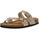 thumbnail image 1 of Sandalias para mujer con plantilla de corcho, sandalias deslizantes ajustables con doble hebilla para chanclas casuales de verano, sandalias de playa con punta abierta, 1 of 5