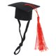 thumbnail image 1 of Sombrero pequeño ajustable gat de mascotas hámster hámster gorro de graduación de gorro de hámster tamaño s tamaño s, 1 of 5
