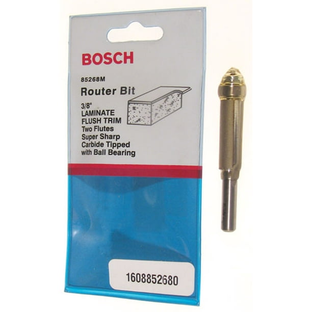 Bosch 85268M 3/8 in. x 1 in. Laminate Flush Trim Router Bit Walmart