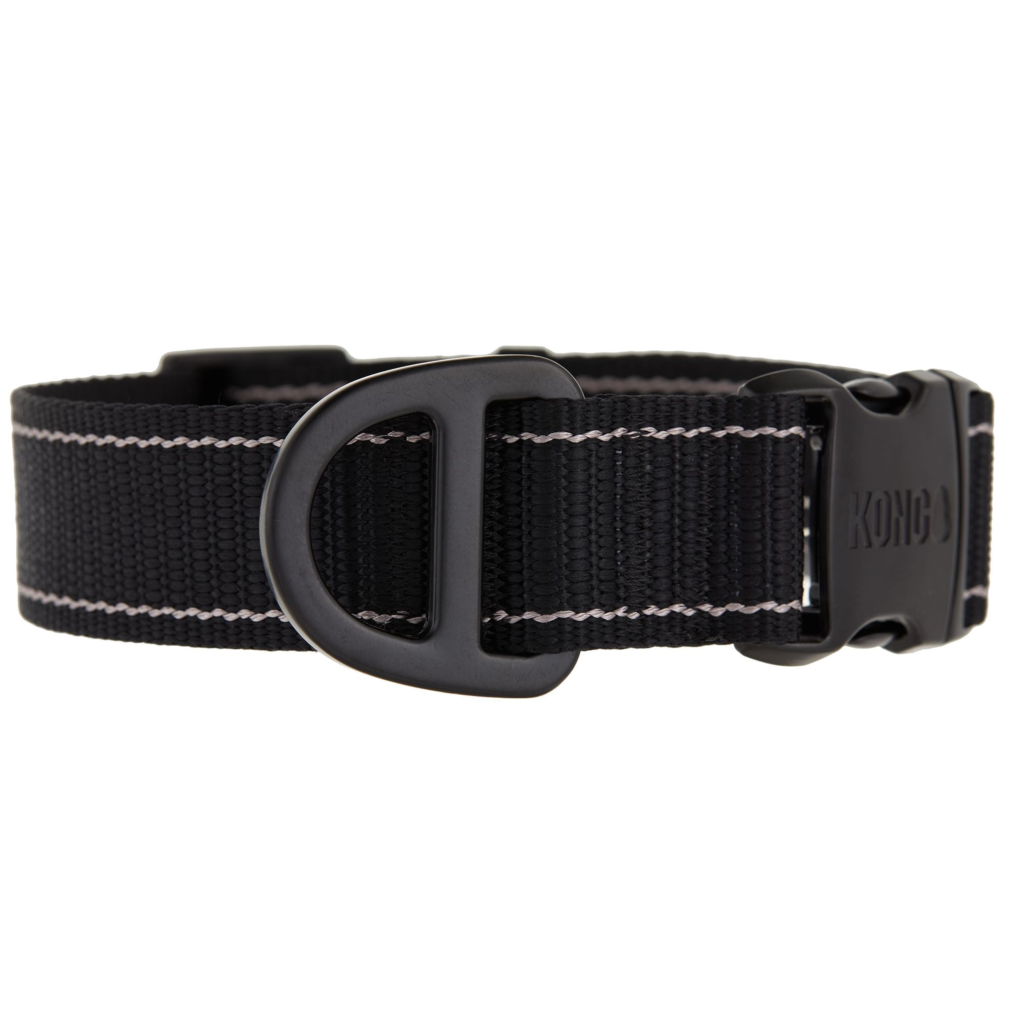 KONG Max HD Ultra Durable Dog Collar (Medium, Black)
