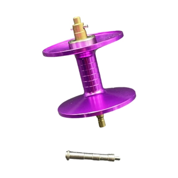 Wswqop Bearing Spooler Reel Spool Easy to Install Lightweight Accessories Spincast Reel Purple