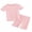 Pink, variant on Arshiner Girls Pajamas Loungewear Snug Fit Pjs Set Kids Sleepwear | Cute and Comfy Pajamas for Girls & Kids, Soft Pjs Tops and Elastic Waist Shorts 2-12Y