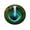 green B, variant on WWV Crystal Velvet Round Rug 3D Visual Effect Floor Mat Boucle Cave Carpet Non-Skid Soft Decorative Bedroom Living Room Home Area Rug Green
