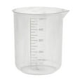 thumbnail image 2 of 5 Pcs/set Plastic Measuring Cups Lab Beakers cup; transparent measuring cup; Water Flour Powder Measuring Cups with Scales, 2 of 8