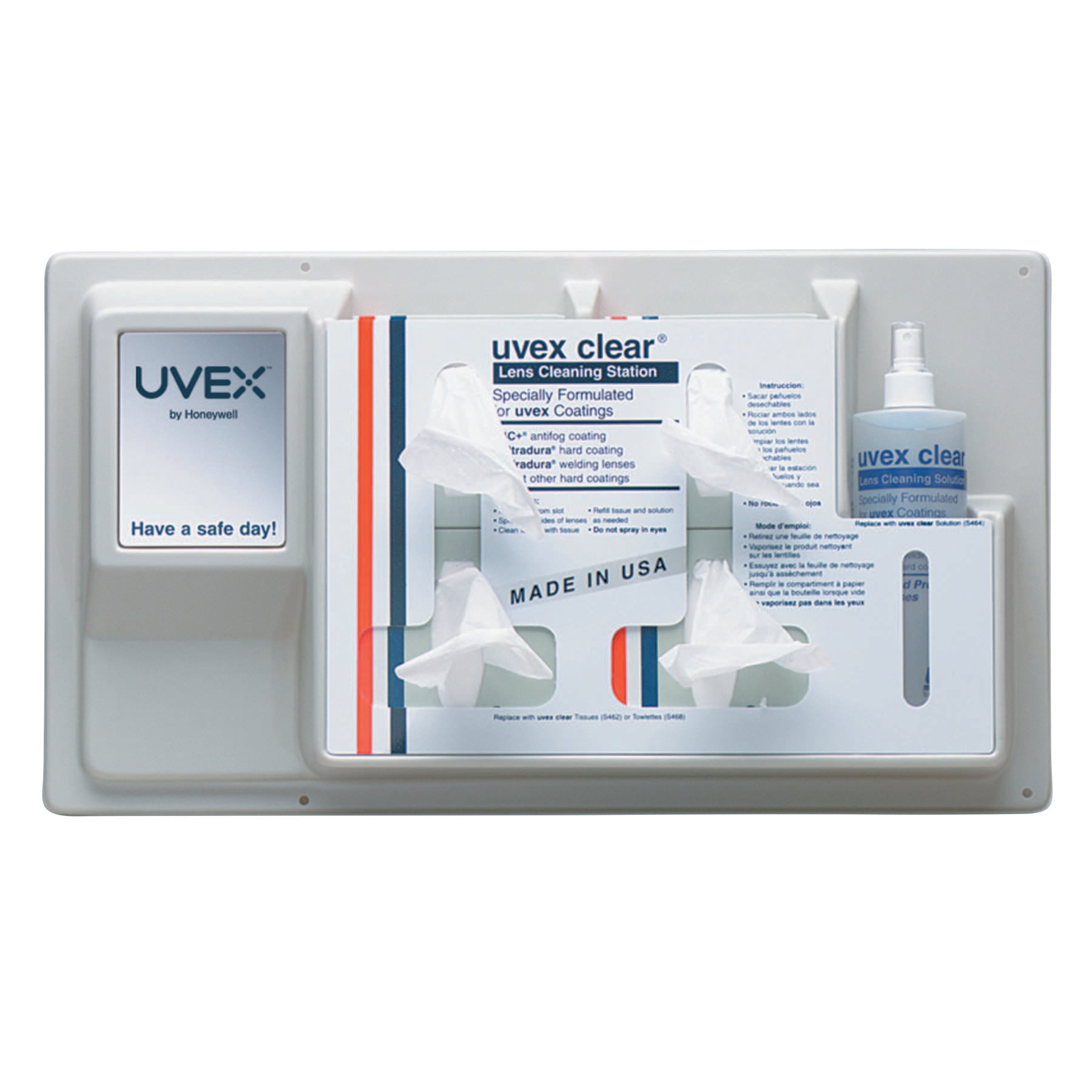 Honeywell Uvex Lens Cleaning Products, 12 1/2 in X 22 1/2 in, Permanent