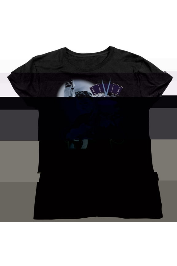 Elvis Presley Hillbilly Cat Women's T-Shirt Black