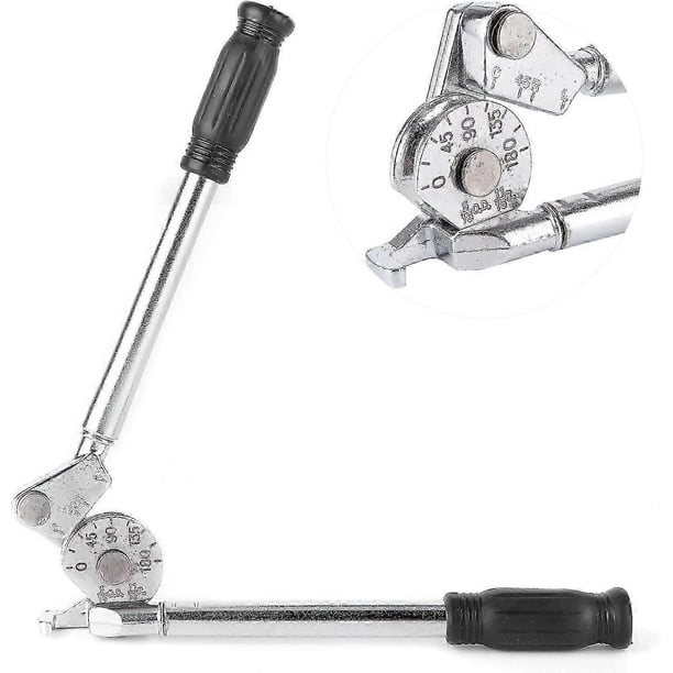 180 degree tube bender, 1/4 inch pipe bender bending tool, hand benders for bending 6/8mm copper aluminum tubing, air conditioning plumbing, etc.