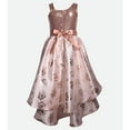 thumbnail image 2 of Bonnie Jean Girls 7-16 Sequin Foil High Low Party Dress, 2 of 3