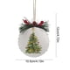 thumbnail image 3 of Decoraciones navideñas, adornos navideños, regalos de Navidad, colgantes de Papá Noel, colgantes para el árbol de Navidad, artículos navideños, decoración para el hogar, regalos, colgante metálico, 3 of 6
