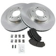 thumbnail image 2 of TRQ Front Brake Pad & Rotor Kit Brake Pads Brake Rotor Semi-Metallic Fits Select 2004-2011 Mitsubishi Endeavor, 2 of 5
