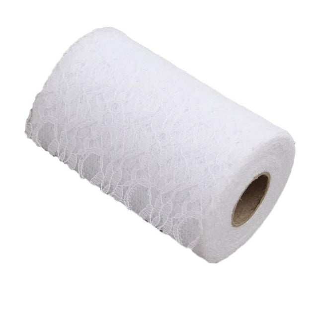 22m/Roll Lace Fabric Wedding Decoration Packing Material Roll fabric roll Craft DIY Tutu Skirt Fabric