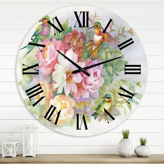 Designart 1 in Quartz Traditional Wall Clock
