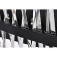 thumbnail image 5 of Serephina 30 inch crystal bath sconce in black, 5 of 8