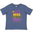 thumbnail image 3 of Inktastic Little Miss Mardi Gras with Crown and Dots Girls Baby T-Shirt, 3 of 5