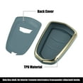 thumbnail image 4 of Unique Bargains Car Key Fob Cover 5 Button Remote Key Fob Case TPU Button Full Protector Cover Gray for Cadillac XT5 2017-2020, 4 of 7