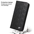 thumbnail image 6 of Allytech Luxury Wallet Case for iPhone 15, Premium Crocodile Texture Leather Case with Card Slots & Cash Pocket, Magnetic Closure Kickstand Shockproof Anti-Drop Protective Cover - Black, 6 of 8