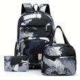 thumbnail image 1 of Juego De Mochila De Gran Capacidad De 3 Piezas, Mochila De Regreso A La Escuela Preppy, Mochila De Viaje Informal, Bolsa De Almuerzo Y Bolsa De Lápiz Para Estudiantes, 1 of 4