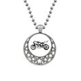 thumbnail image 1 of Black Motorcycle ilustración patron Collares Colgante Retro Moon Stars Jewelry Unbranded M, 1 of 3