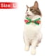 thumbnail image 2 of Collar para mascotas navideño, , Anillo para el cuello con patrón navideño | Linda pajarita de nailon a la moda para cachorros de gatos pequeños, 2 of 6