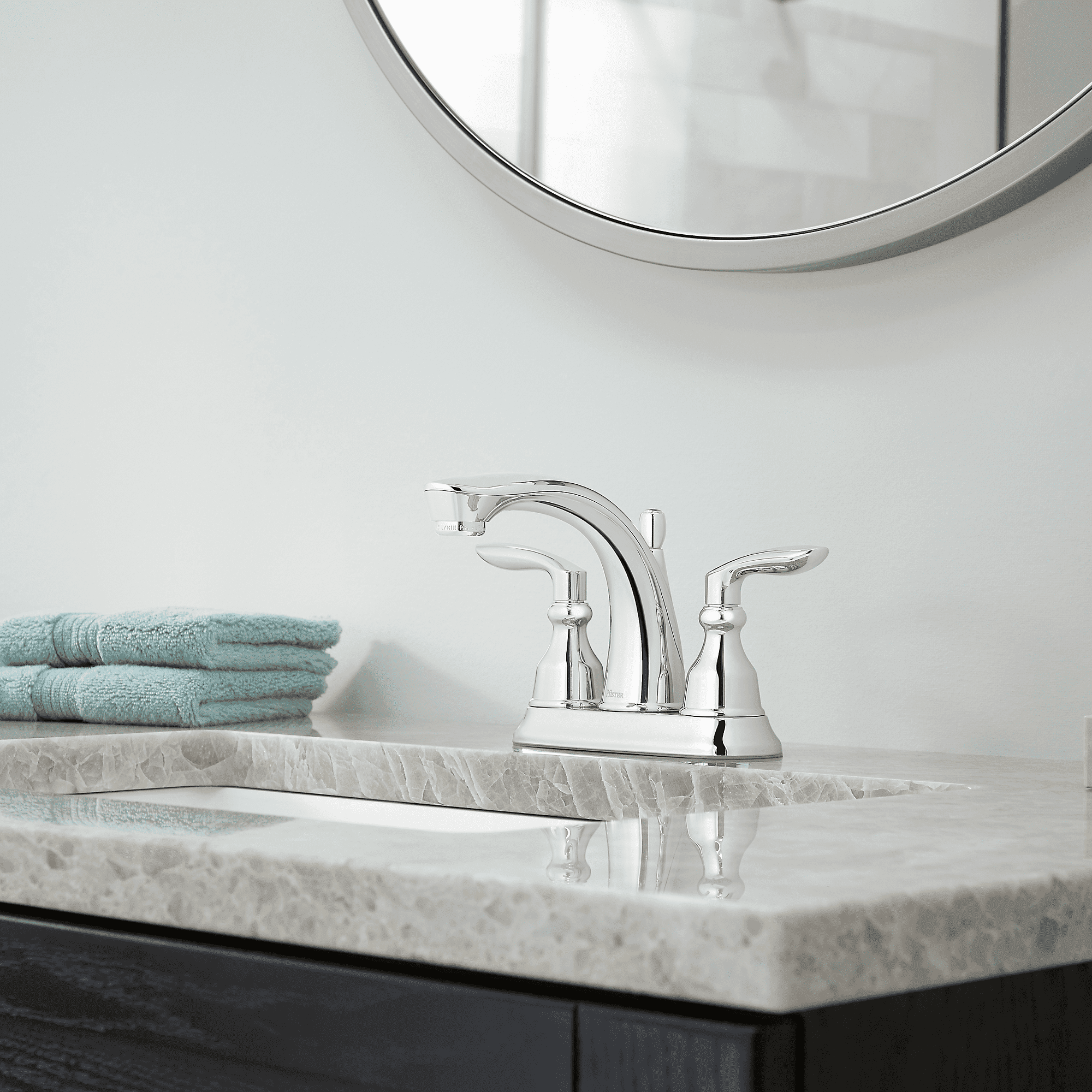 Pfister LG48CB1C Avalon 2-Handle 4" Centerset Bathroom Faucet in Polished Chrome