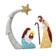 thumbnail image 2 of Conjunto de figuras de belén navideño, estatua de Jesús con luz, artesanía de mesa Estilo B, 2 of 9