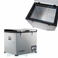 thumbnail image 2 of Gymax Compressor Refrigerator Portable Electric Car Freezer Cooler 63-Quart, 2 of 10