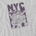 thumbnail image 3 of Teenage Mutant Ninja Turtles TMNT NYC Turtles Women's Crew Sweatshirt, 3 of 6