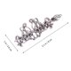 thumbnail image 2 of COMPUKAS 1Ud Hair Decoration Plata Con Retro Ideal Para Regalo Y Uso Diario, 2 of 7
