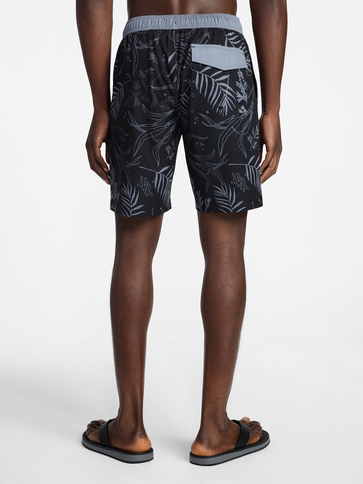 George Men's and Big Men's E-Board Swim Trunks with UPF 50+, 9" Inseam, Sizes S-3XL