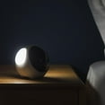 thumbnail image 4 of Reloj despertador digital electrónico multifunción con luz LED nocturna para niños con expresión bonita Blanco, 4 of 8