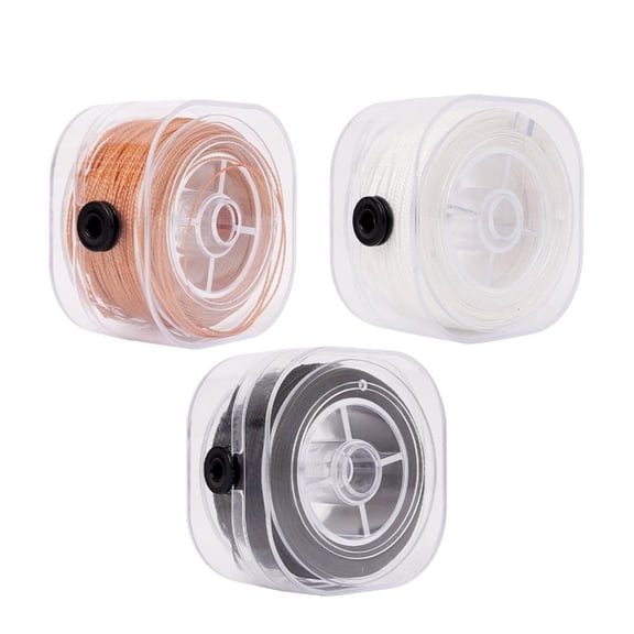 Yammee 3Spools Heavy Duty Nylon Thread Upholstery Thread Nylon Sewing Thread for Leather Carpet Shoes Upholstery Hand Stitching