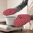 thumbnail image 3 of Hirioo Ladybugs And White Dots for Silicone Oven Mitts for BBQ, Baking, Cooking, Set of 2, Heat Resistant 260℃, Non-Slip Kitchen Essentials, 3 of 6