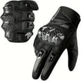 thumbnail image 1 of Guantes de Motocicleta para Deportes Al Aire Libre para Hombre - Guantes de Montar con Pantalla Táctil y Dedos Completos, 1 of 9