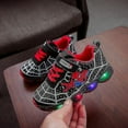 thumbnail image 2 of Zapatos deportivos para niños Spiderman Zapatillas de deporte iluminadas Niños Led Zapatos luminosos para niños, 2 of 2