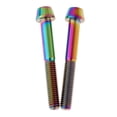 thumbnail image 3 of 2 uds M6x16 - 50mm cabeza de vástago de bicicleta tornillo hexagonal Allen pernos de disco de freno Rainbow M6x40mm Sharpla Tornillo de cabeza cónica cónica M6, 3 of 6