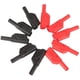 thumbnail image 1 of 10 conectores tipo banana enchufables de 4 mm de seguridad totalmente aislados, rojo y negro ShuxiuWang 9024735624486, 1 of 1