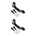 thumbnail image 2 of Guardoinrt Durable Bicycle Bike Disc Brake Mount Adapter Reliable Caliper PM to IS Conversion Black Rear 2Set, 2 of 6