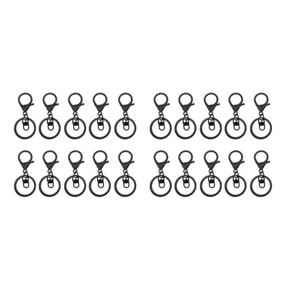 Bearachild 10pcs / set Llaveros Langosta - Llaveros seguros y elegantes para todos los días El precio es de metal bajo Type6 NO6