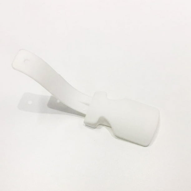 Shoe Horn para adultos - Ayuda ergonómica de zapatos con asa de 17,5 cm de largo, elevador de zapatos sin flexión para personas mayores y fácil de poner, material blando de PP, tamaño de bolsillo