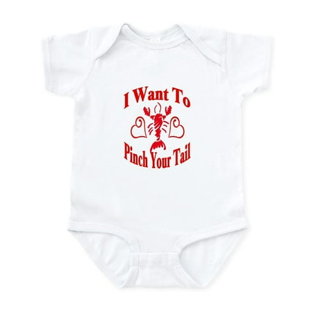 

CafePress - Want To Pinch Yor Tail Infant Bodysuit - Baby Light Bodysuit Size Newborn - 24 Months
