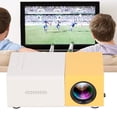 thumbnail image 4 of Mini Projector, 1300mAh Battery Support 23 Languages HD Projector Mobile Same Screen Diffuse Reflection Imaging Mini Compact  For Outdoors For Bedroom EU Plug, 4 of 8
