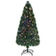 thumbnail image 1 of Costway Árbol de Navidad preiluminado de PVC y fibra óptica, 180 cm, metal, vacaciones, 1 of 3