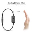 thumbnail image 1 of DC12-24V Interruptor de barrido manual ABS Smart Switch para tira de luz LED (negro) JShteea Libre de BPA, 1 of 6