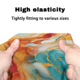 thumbnail image 7 of HELLHERO Marble Pattern Seat Back Covers Seat & Back Covers and Easy Fit for Home and Suitable for Parks (Warm-toned), 7 of 7