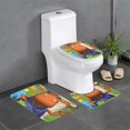 thumbnail image 1 of Los Backyardigans Juego de 3 alfombras de baño de coral fleece: tapete de baño + alfombra de inodoro en forma de U + funda de tapa de inodoro en forma de O, 1 of 6