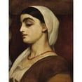 thumbnail image 3 of Frederic Leighton 20x24 Black Modern Framed Museum Art Print Titled - Portrait of Stella (circa 1859), 3 of 5