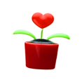 thumbnail image 2 of DOLITY Solar Powered Dancing Flower Bobble Head Toy Nodding Head Solar Dancing Toy Red, 2 of 9